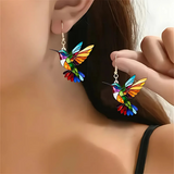 Elegante Kolibri-Halskette mit kostenlosen Ohrringen – Nur für kurze Zeit erhältlich!