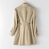Rosemarie | Klassischer Trenchcoat mit Taillenbund Jacke