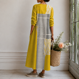Ingrid | Maxikleid im Patchwork-Look