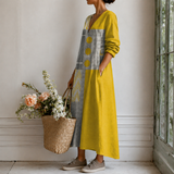Ingrid | Maxikleid im Patchwork-Look
