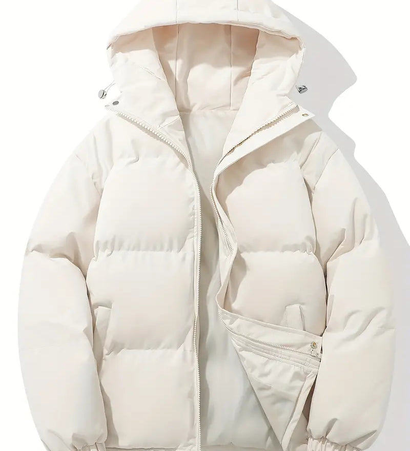 Heidi | Gesteppte Kapuzenjacke in Puderrosa