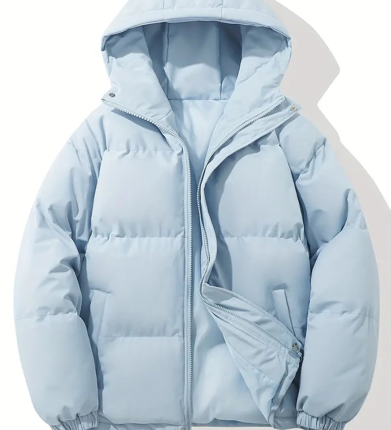 Heidi | Gesteppte Kapuzenjacke in Puderrosa