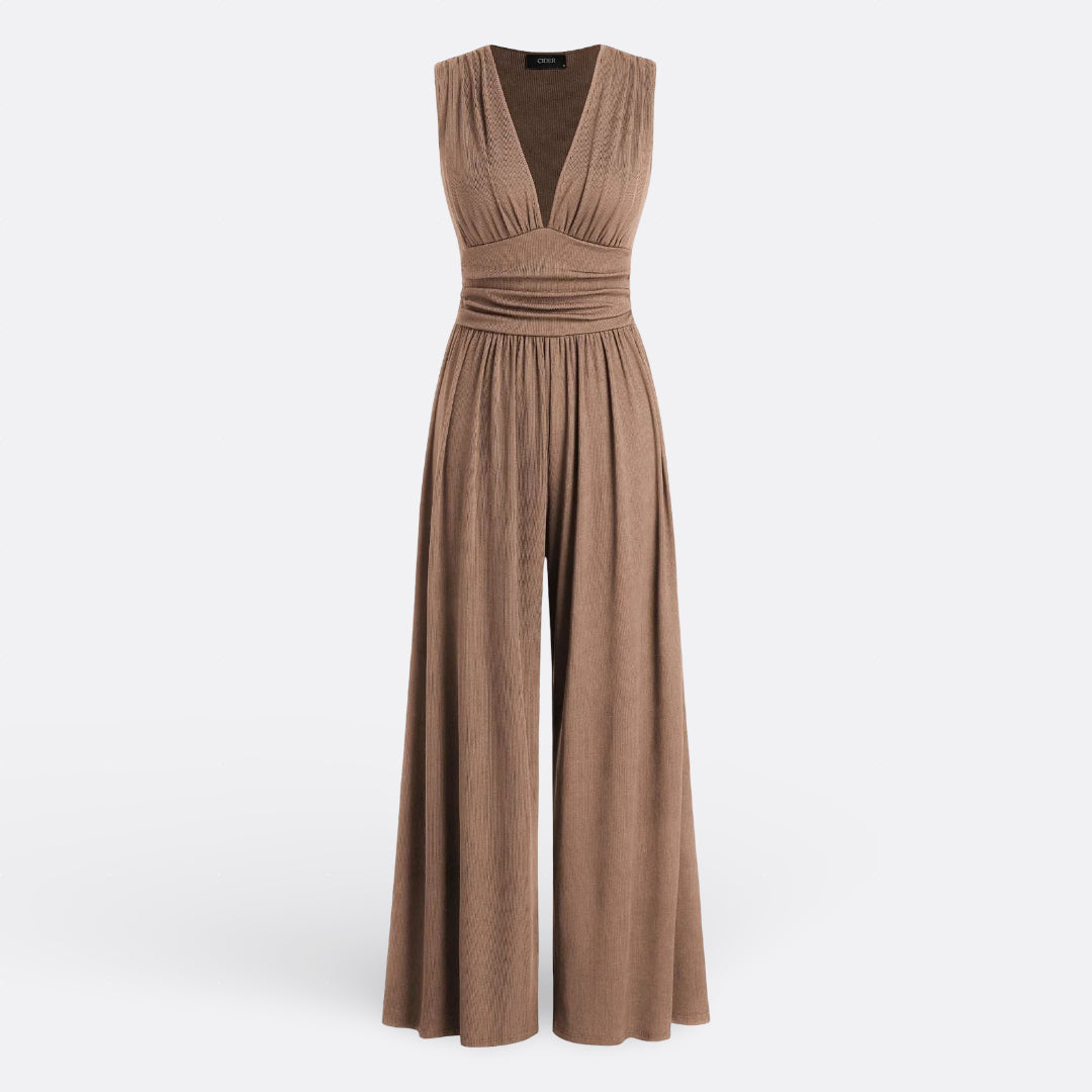 Leonor - Chic Jumpsuit ohne Ärmel mit weitem Bein