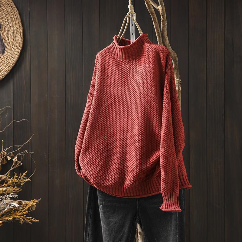 Hannelore | Grober Rollkragen Pullover