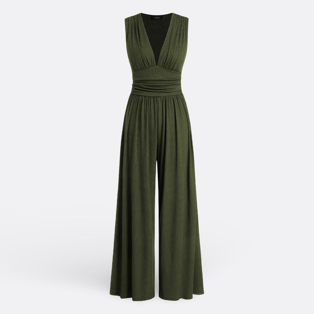 Leonor - Chic Jumpsuit ohne Ärmel mit weitem Bein