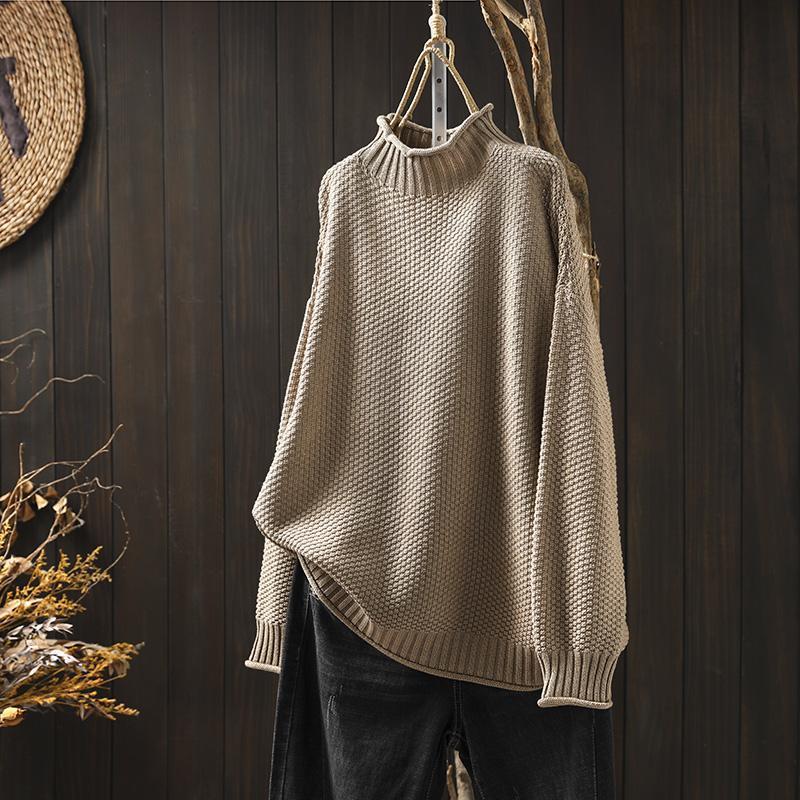 Hannelore | Grober Rollkragen Pullover