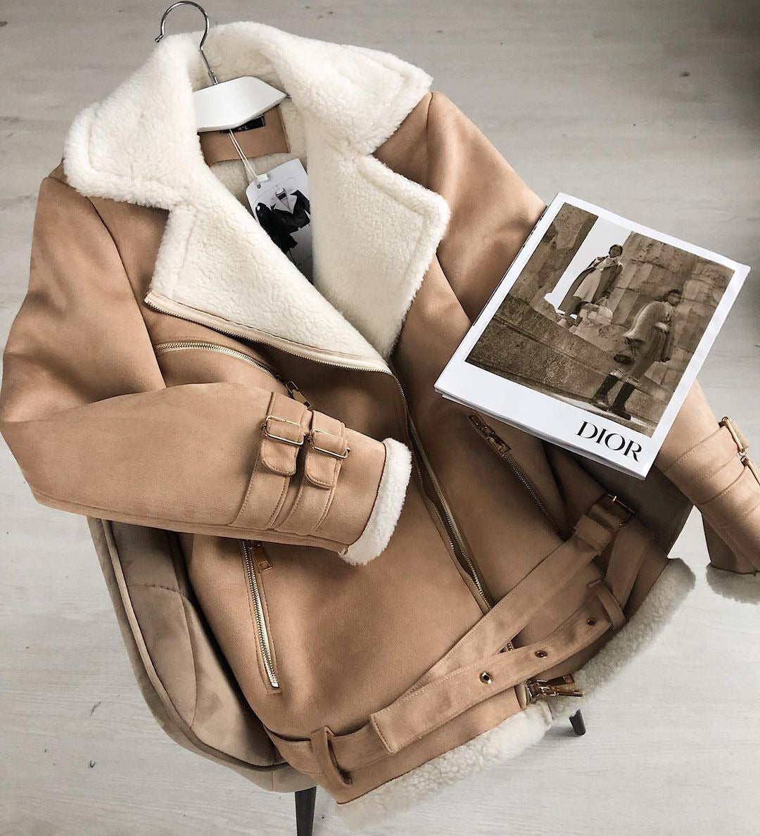 Sabina | Gefütterte Lederjacke Jacke