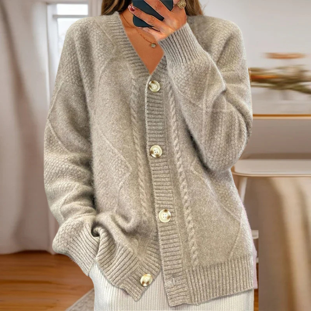 Eloísa - Rippstrick-Cardigan