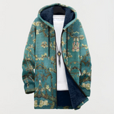 Gerlinde | Kapuzenweste mit Blumenmuster