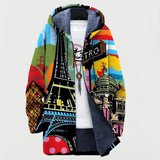 Sabine | Kapuzenpullover mit grafischem Muster