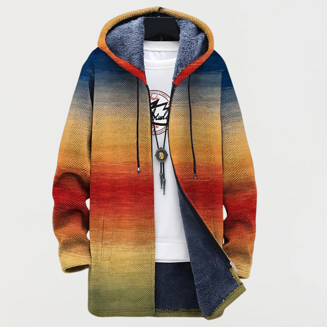 Sonja | Kapuzenjacke mit Verlaufsmuster