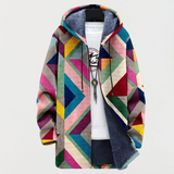 Steffi | Hoodie mit geometrischem Muster