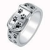 Stylischer und niedlicher Halsbandring inspiriert von Hunden