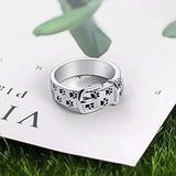 Stylischer und niedlicher Halsbandring inspiriert von Hunden