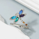 Retro Adjustable Libelle Ring