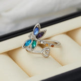 Retro Adjustable Libelle Ring