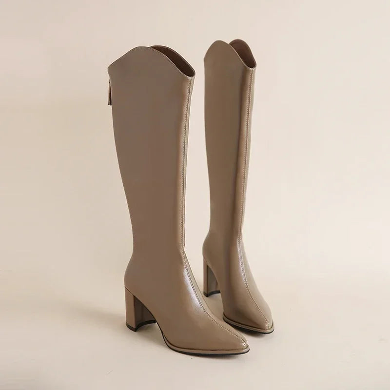 Hilda - Stiefel mit blockabsatz und Eleganz für den Winter