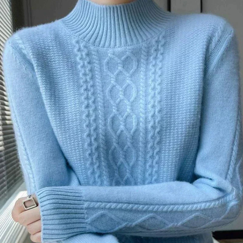Reinhild | Kabelstrick Rollkragenpullover