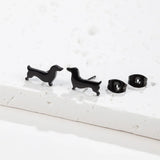 Dackel Ohrringe für Studs