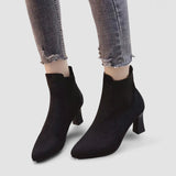 Rita - Stiefel mit Plateau aus Wildleder