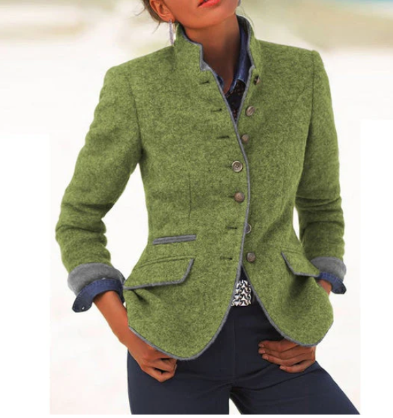 Valéria - Eleganter Cardigan mit Stehkragen