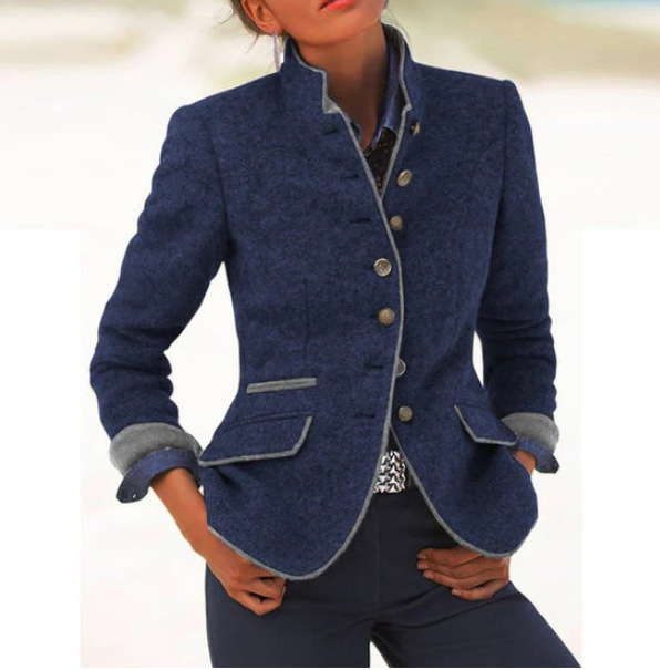 Valéria - Eleganter Cardigan mit Stehkragen