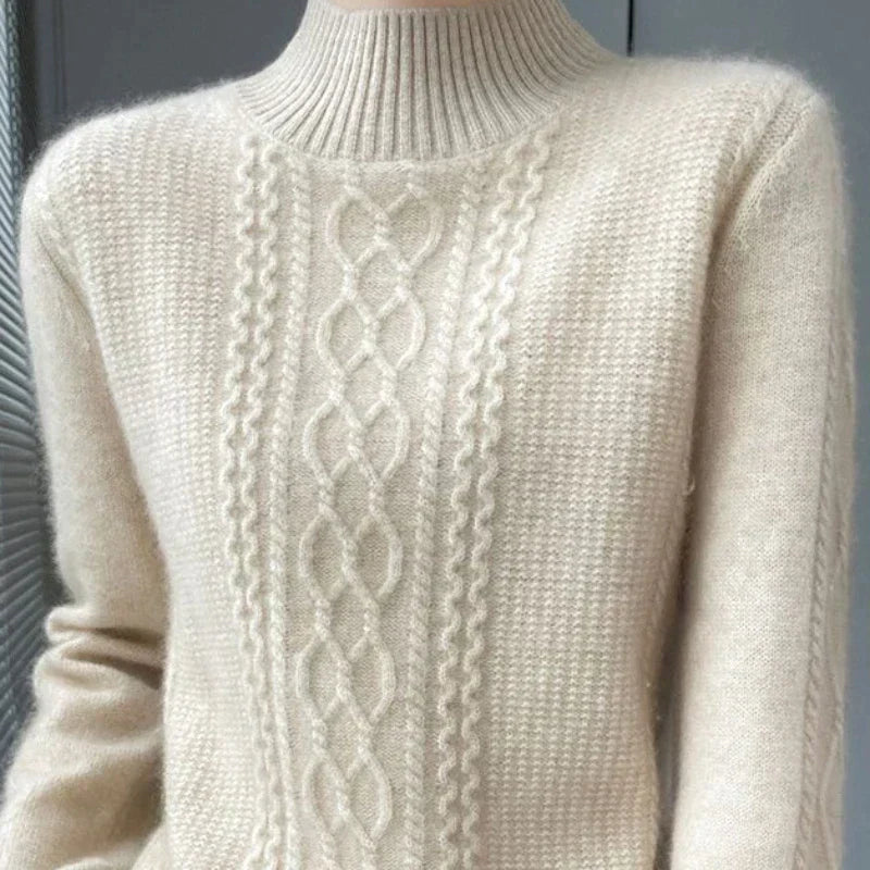 Reinhild | Kabelstrick Rollkragenpullover