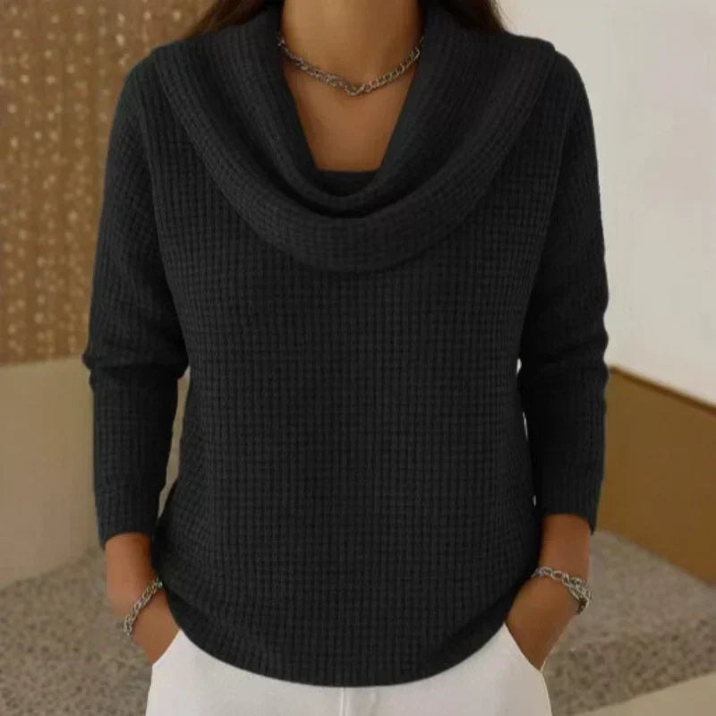 Rosemarie | Weicher Waffelstrick-Pullover