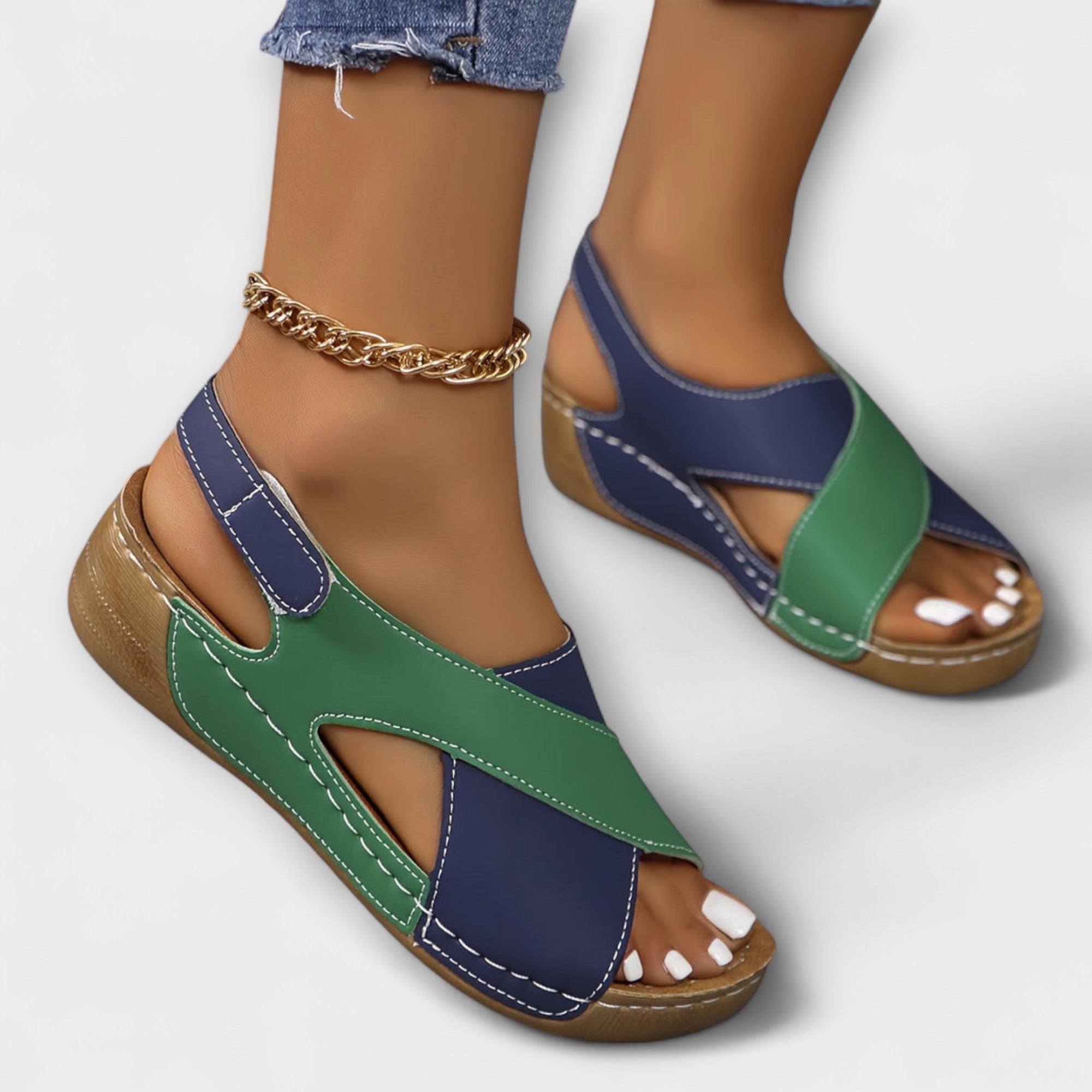Aby - Orthopädische Atmungsaktive Wandersandalen für Damen