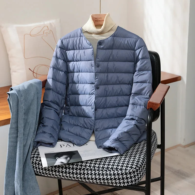 Friederike | Leichte Steppjacke mit Knopfleiste