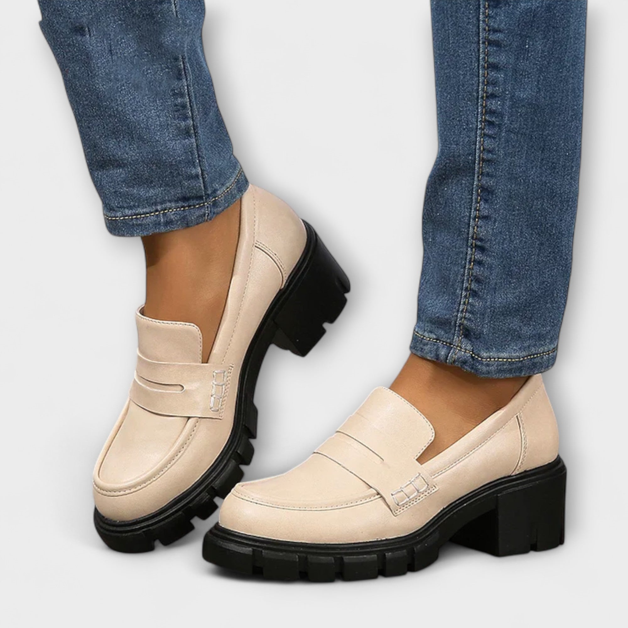 Harriet - Lässige Loafer mit klobigem Absatz