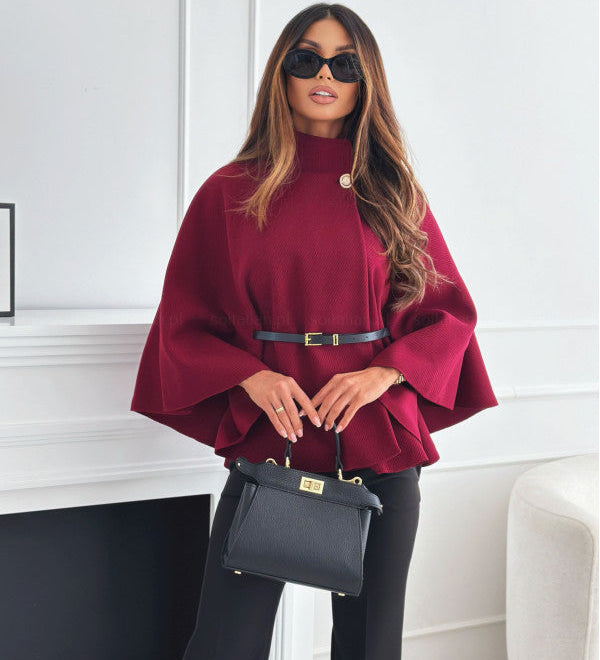 Aline - Papillon Mantel mit Gürtel