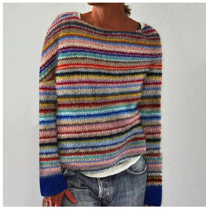 Sieglinde | Norwegisch gemusterter Kabelstrick Pullover