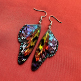 Retro Bunte Schmetterling Ohrringe mit Flügeln