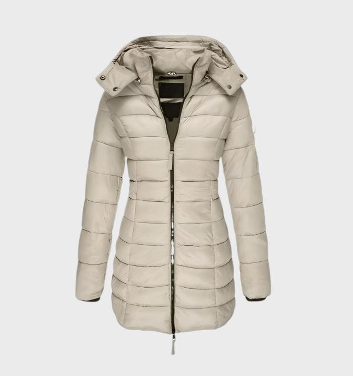 Karin | Gesteppte Winterjacke mit Kapuze