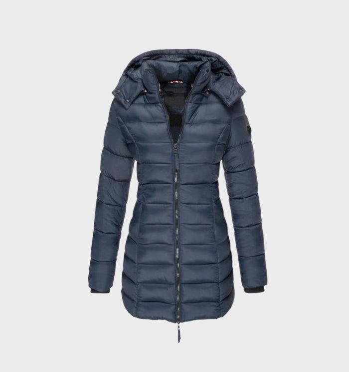 Karin | Gesteppte Winterjacke mit Kapuze