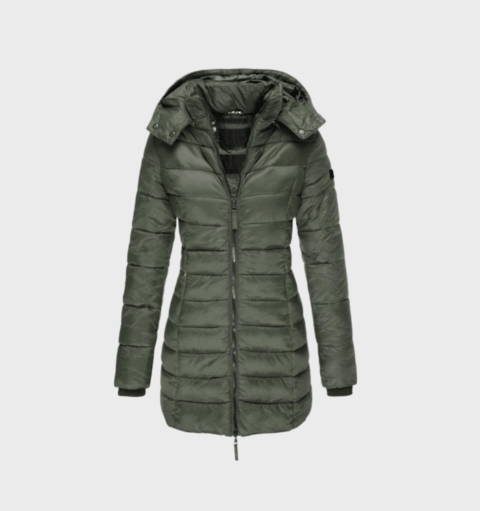 Karin | Gesteppte Winterjacke mit Kapuze