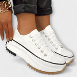 Jinky - Trendy Plateau-Schnürschuhe