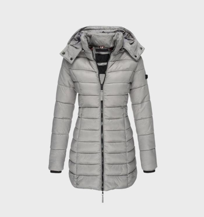 Karin | Gesteppte Winterjacke mit Kapuze