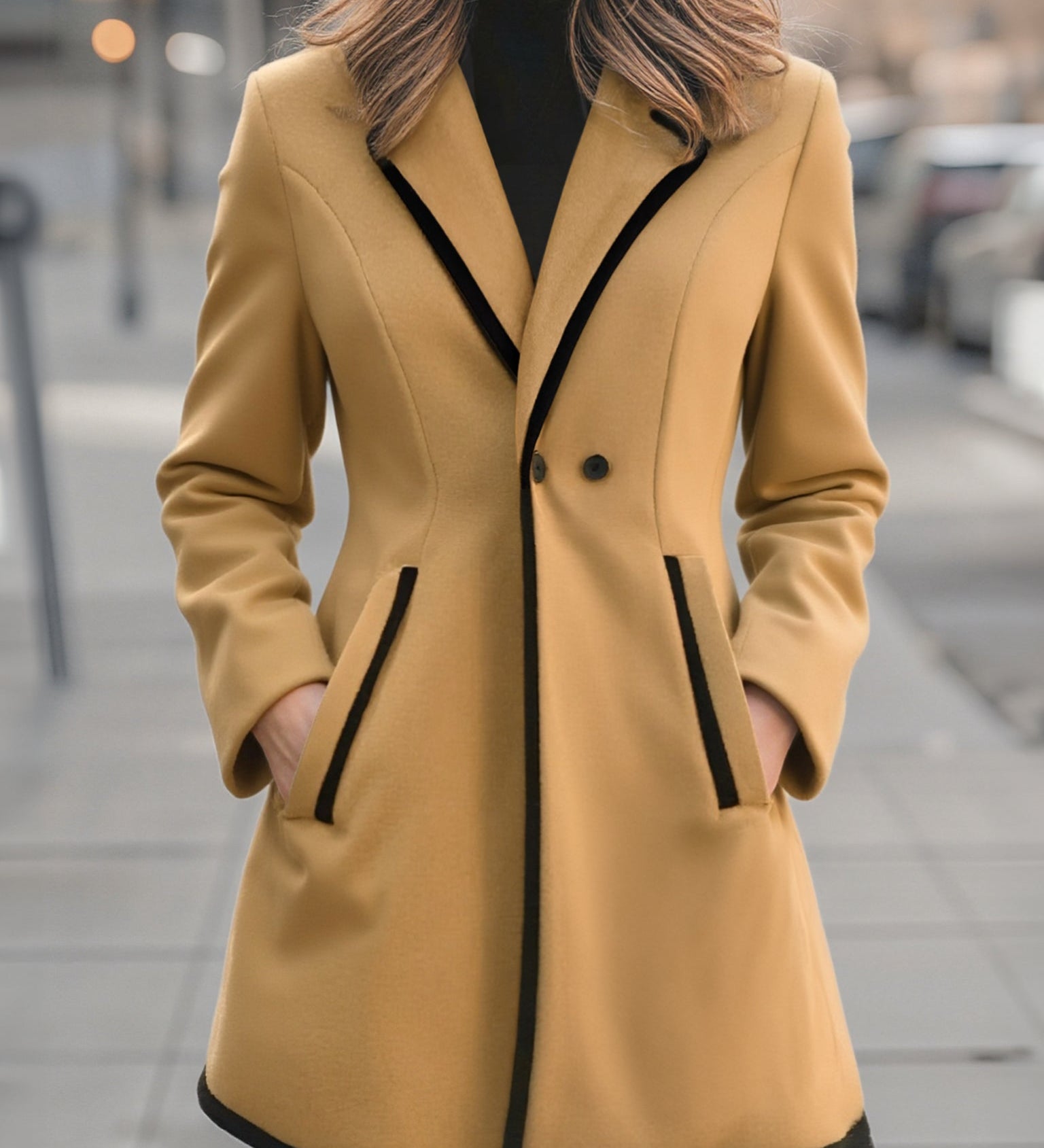 Edelgard | Taillierte Zweireiher Jacke