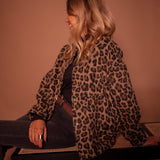 Doris | Hemdjacke mit Leopardenmuster