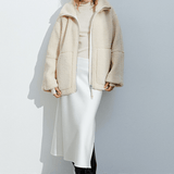 Ute | Oversize-Teddyjacke mit Stehkragen