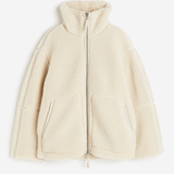 Ute | Oversize-Teddyjacke mit Stehkragen