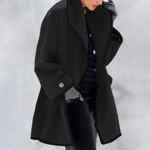 Dorothea | Weiche Wolljacke mit Kontrastborte